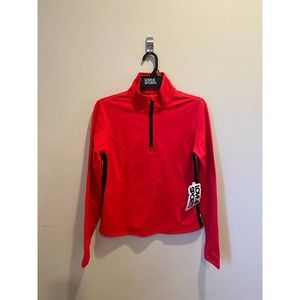 NEW Love & Sports Brushed Fleece Quarter Zip Pullover Top